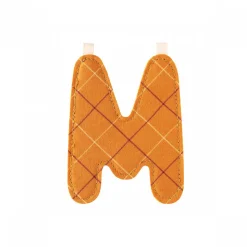 Lettre de l'alphabet décorative m