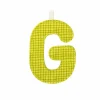Lettre de l'alphabet décorative g