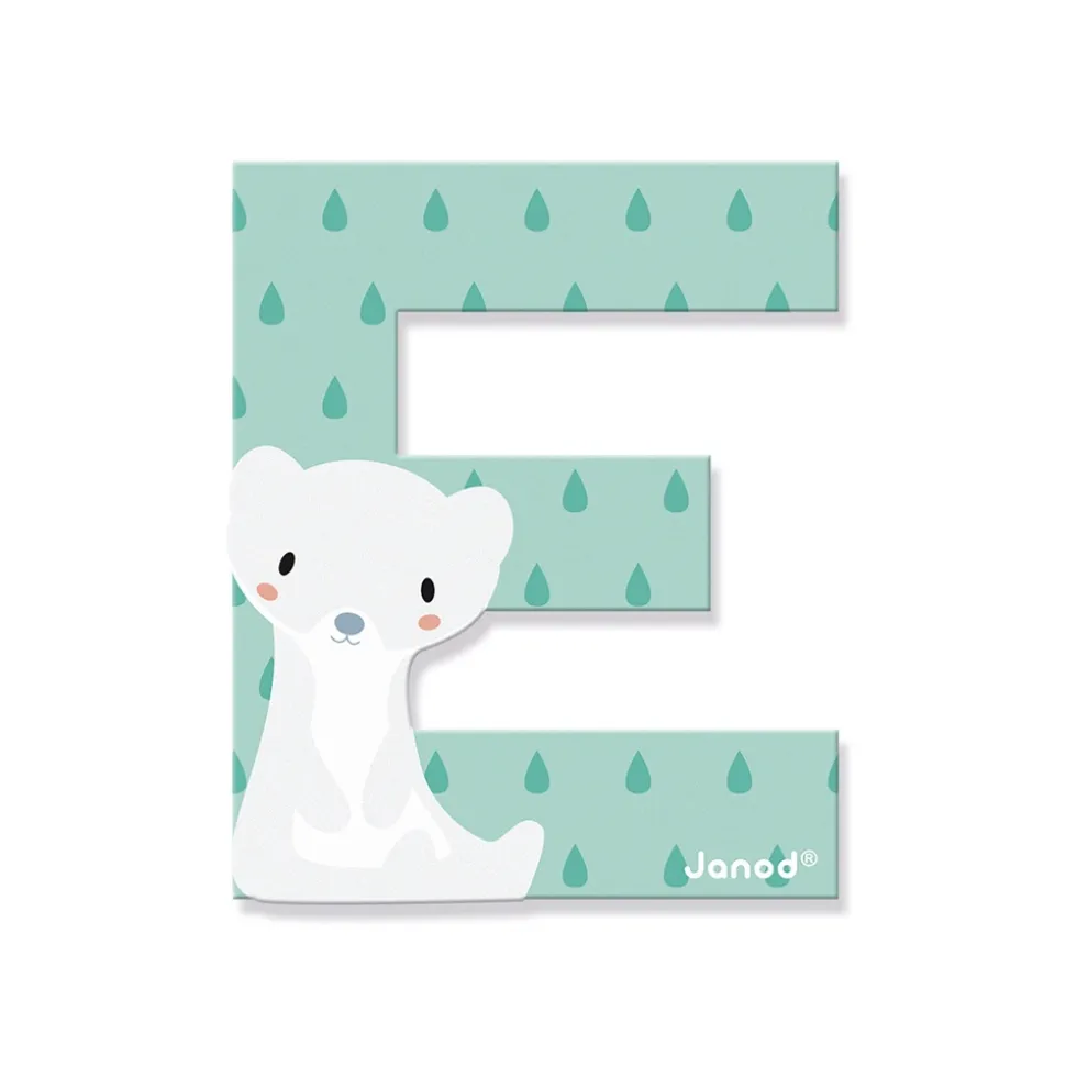 Lettre de l'alphabet pure e