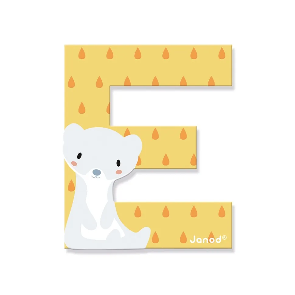 Lettre de l'alphabet pure e