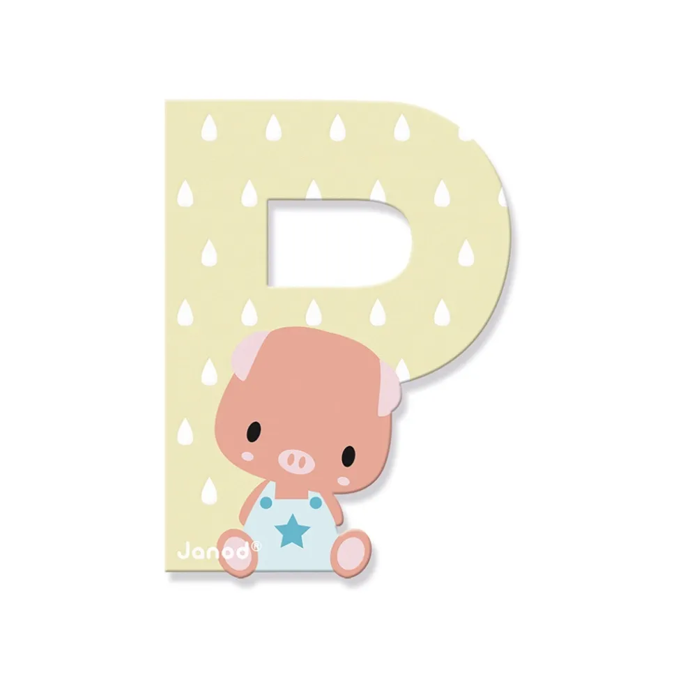 Lettre de l'alphabet pure p