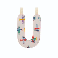 Lettre en tissu phosphorescente u