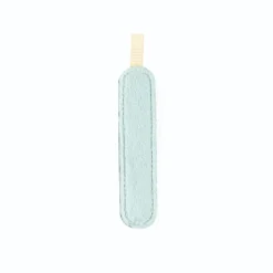 Lettre en tissu phosphorescente bleue i