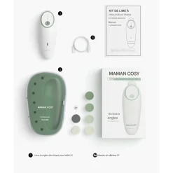 Lime à ongles électrique bébé silencieuse rechargeable