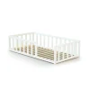 Lit au sol webaby blanc 70x140 cm