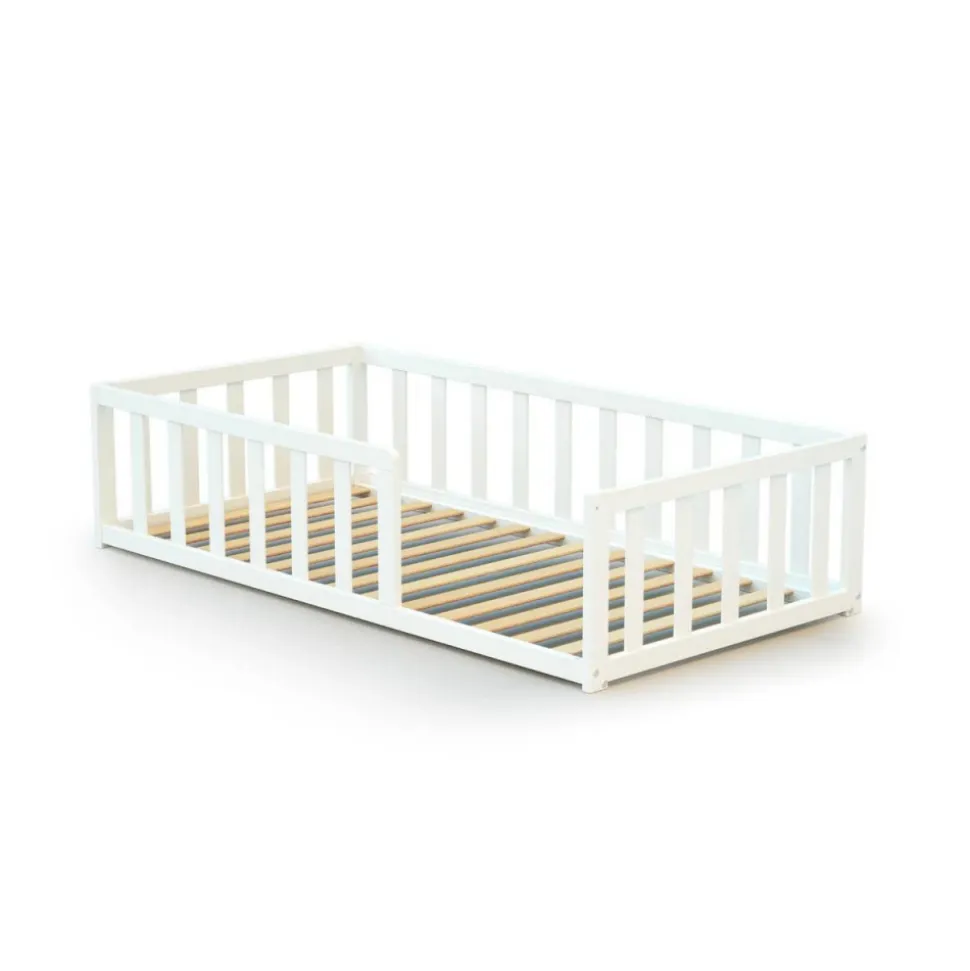 Lit au sol webaby blanc 70x140 cm