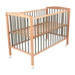 Lit bébé arthur 70x140 hybride gris