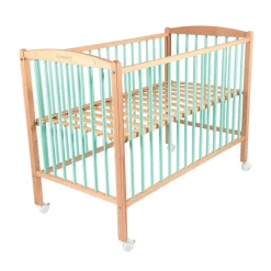 Lit bébé arthur 70x140 hybride vert mint