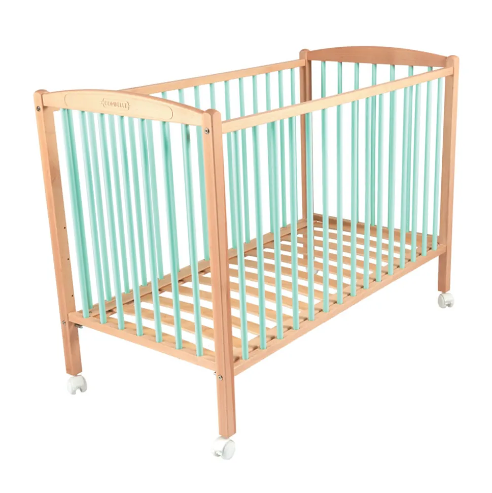Lit bébé arthur 70x140 hybride vert mint