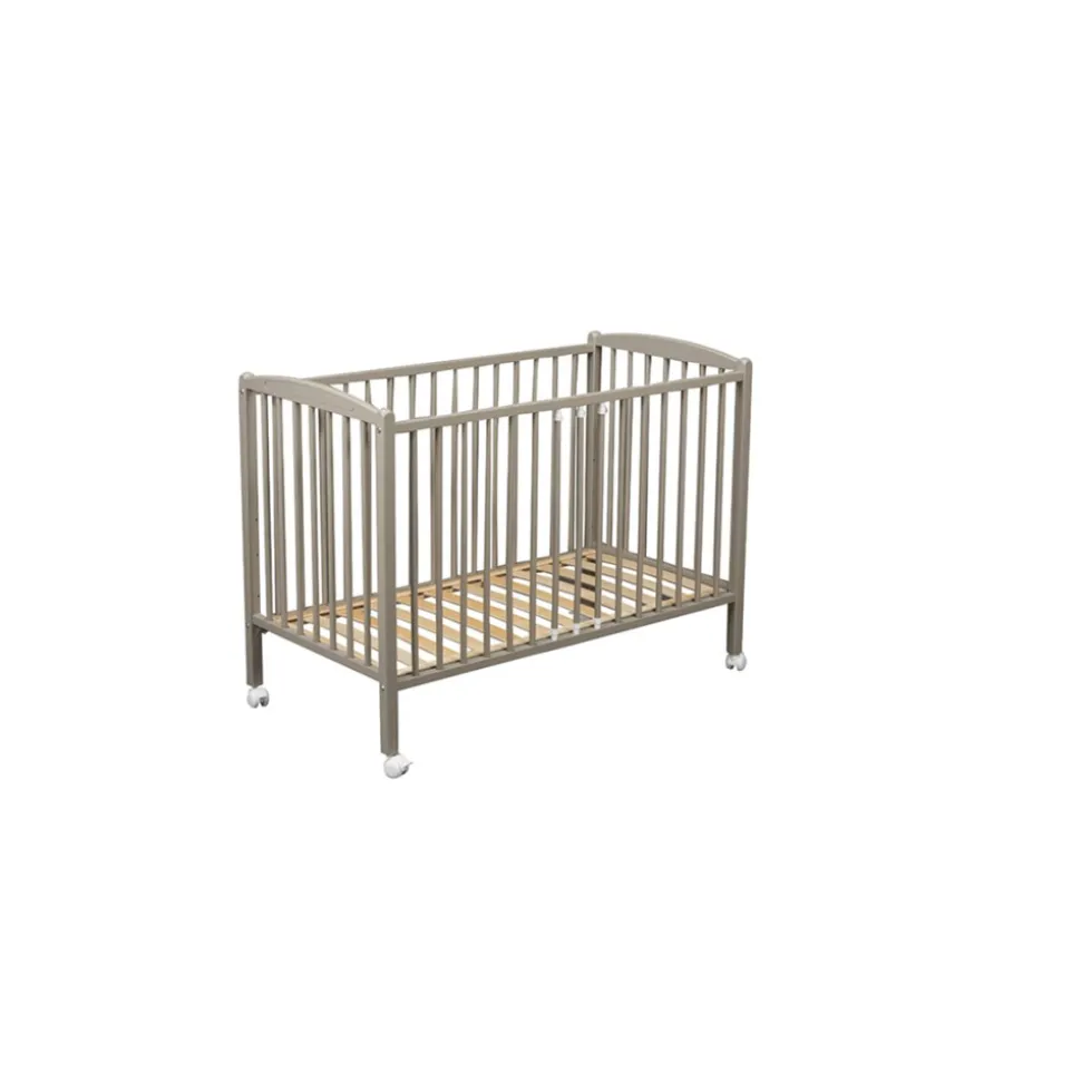 Lit bébé arthur 70x140 laque gris clair