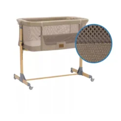 Lit bébé cododo caramel