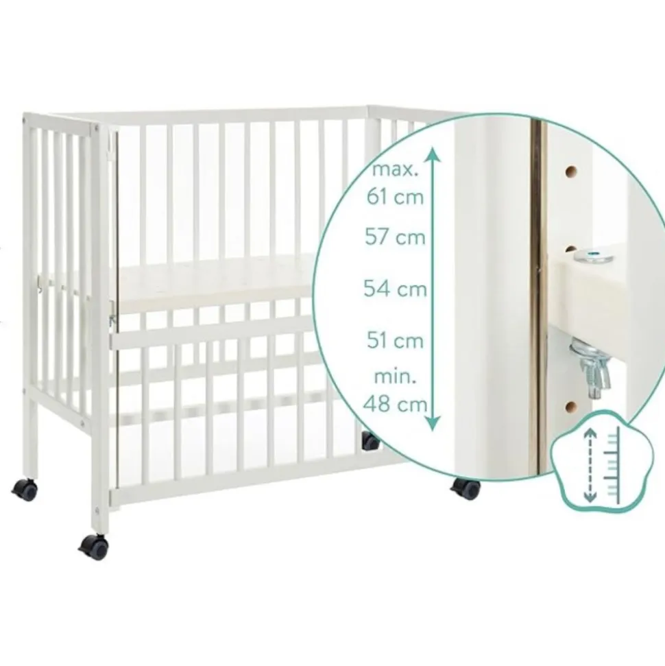 Lit bébé cododo cocon blanc