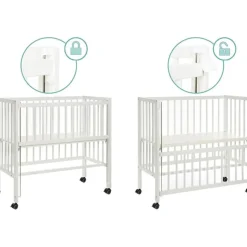 Lit bébé cododo cocon blanc