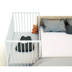 Lit bébé-cododo webaby blanc marque : at4