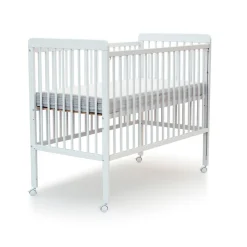 Lit bébé coulissant 60x120 cm essentiel blanc