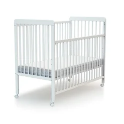 Lit bébé coulissant 60x120 cm essentiel blanc
