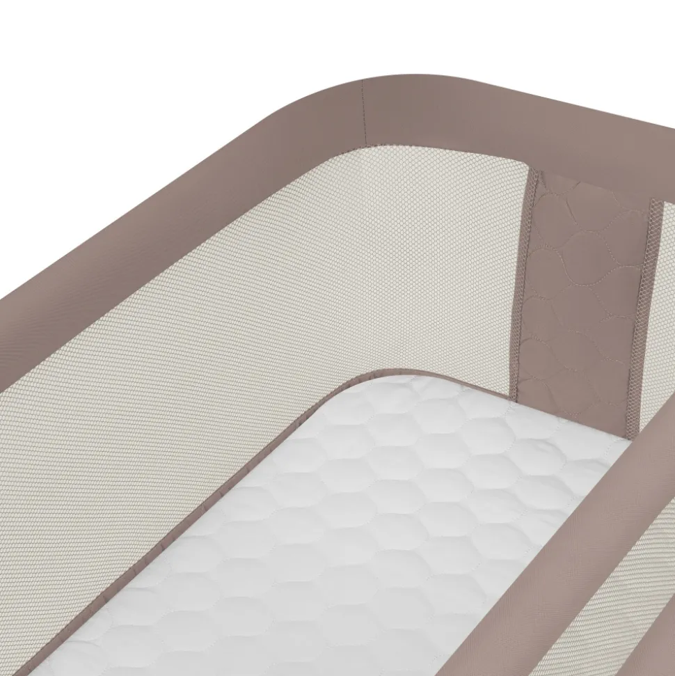 Lit bébé jodie beige taupe