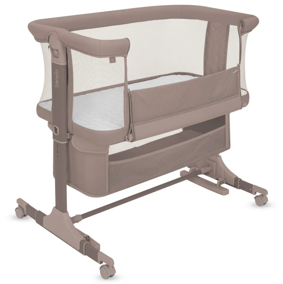 Lit bébé jodie beige taupe