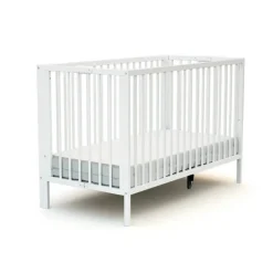 Lit bébé pliant essentiel blanc 60x120