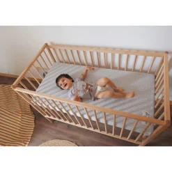 Lit bébé remi 60x120 hybride fuschia