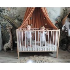 Lit bébé remi 60x120 hybride fuschia