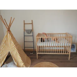 Lit bébé remi 60x120 hybride fuschia