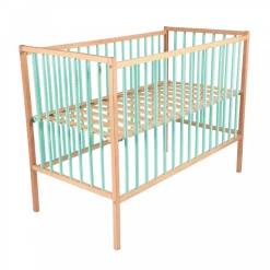Lit bébé remi 60x120 hybride vert mint