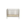 Lit bébé remi 60x120 laque gris clair