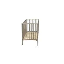 Lit bébé remi 60x120 laque gris clair