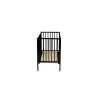 Lit bébé remi 60x120 laque noir