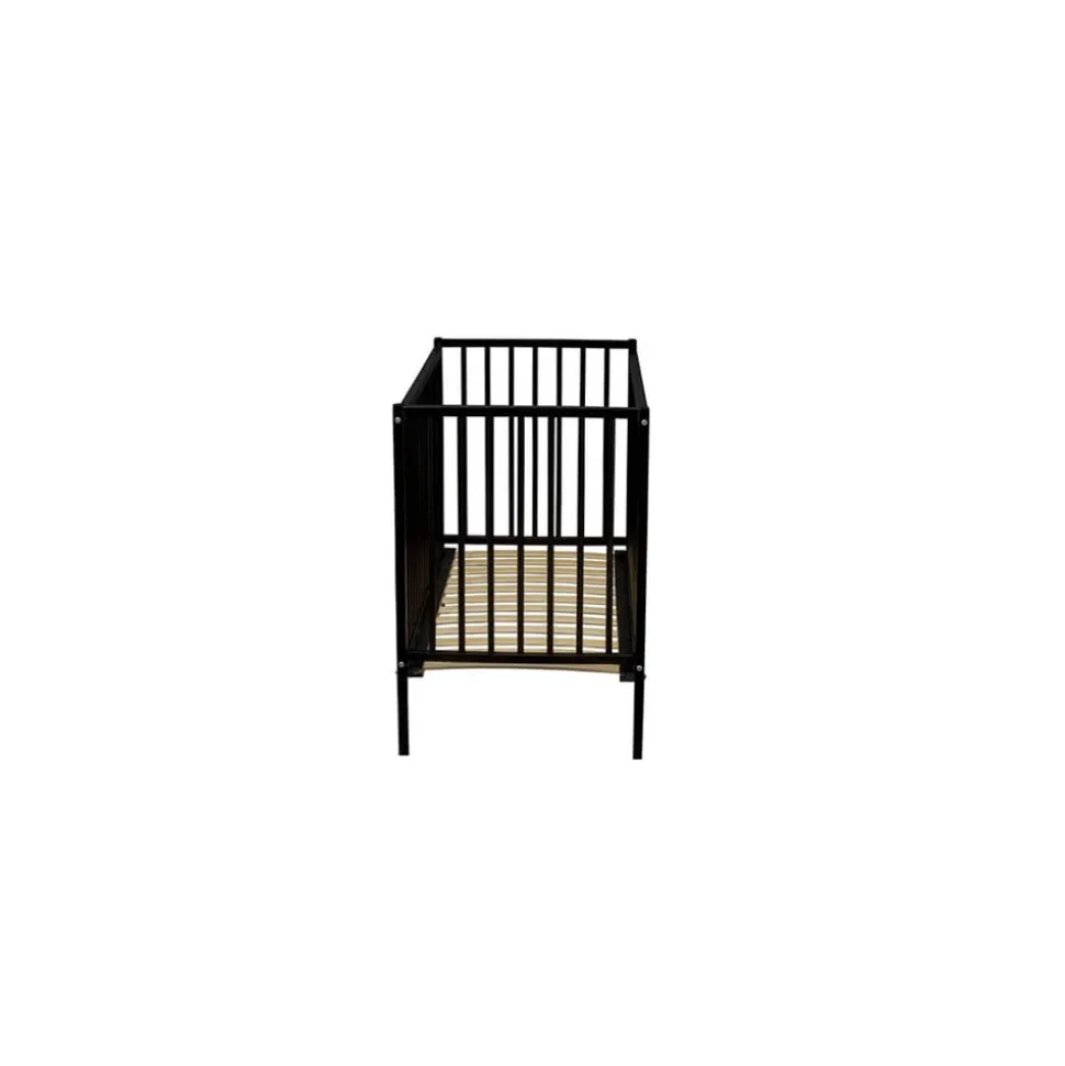 Lit bébé remi 60x120 laque noir