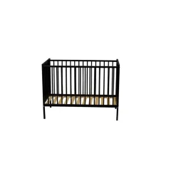 Lit bébé remi 60x120 laque noir