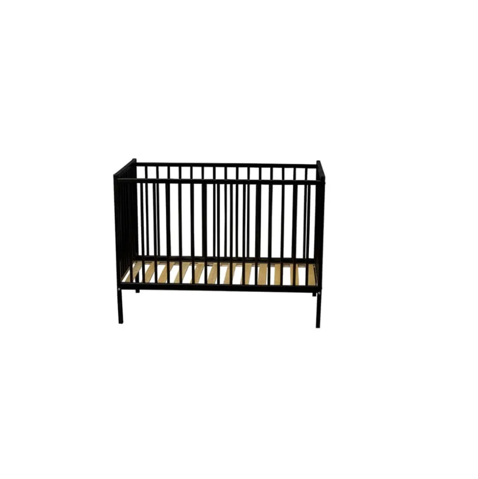 Lit bébé remi 60x120 laque noir