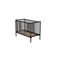 Lit bébé remi 60x120 laque noir