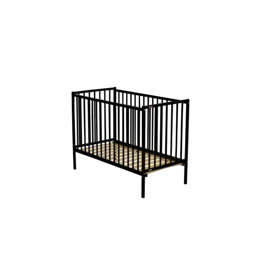 Lit bébé remi 60x120 laque noir