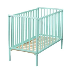 Lit bébé remi 60x120 laque vert mint
