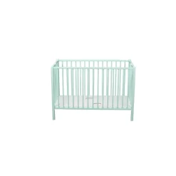 Lit bébé roméo 60x120cm extra-pliant laque vert mint
