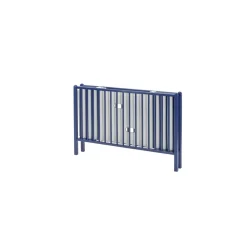 Lit bébé roméo 60x120cm extra-pliant laque vert mint