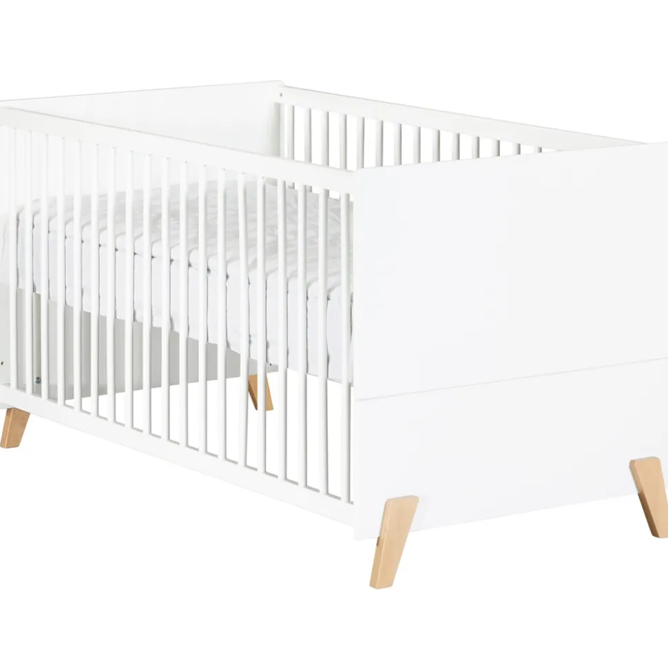 Lit bébé évolutif little big bed 70x140cm joy naturel