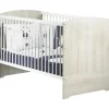 Lit bébé évolutif little big bed 70x140cm smile hêtre cendré