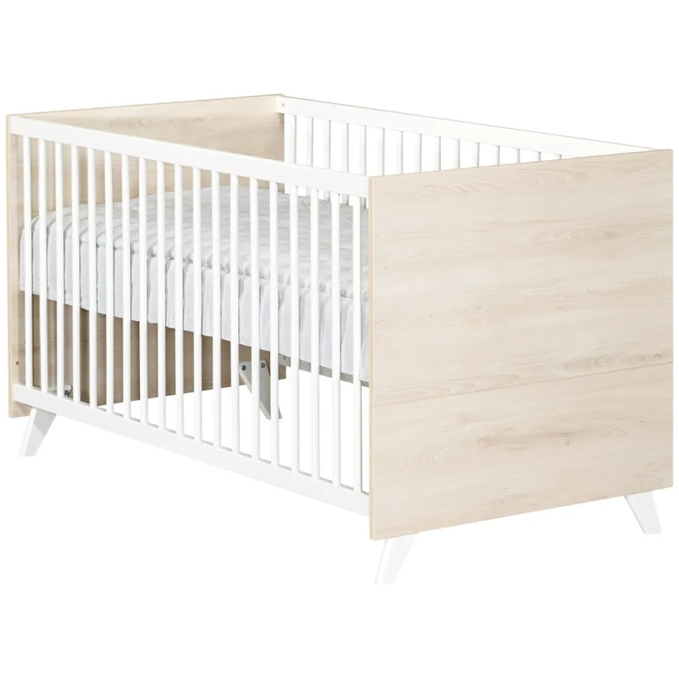 Lit bébé évolutif little big bed 70x140cm scandi naturel