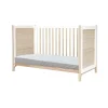 Lit bébé évolutif océania cannes de rotin 60x120 cm neige