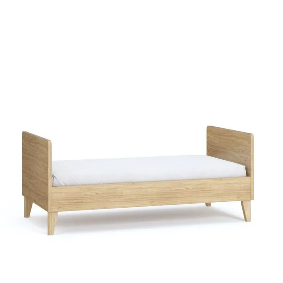 Lit bébé évolutif 70 x 140 cm chêne muve