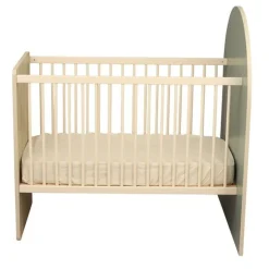 Lit bébé évolutif 60x120 cm en 90x190 cm arche sauge