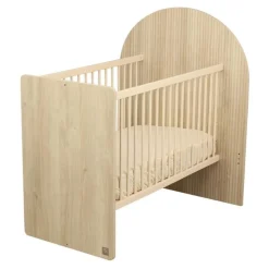 Lit bébé évolutif 60x120 cm en 90x190 cm arche chêne
