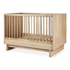 Lit bébé évolutif 70 x 120 cm kyo - honey ash