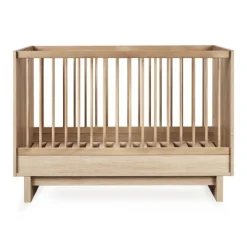 Lit bébé évolutif 70 x 120 cm kyo - honey ash