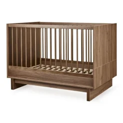 Lit bébé évolutif 70 x 120 cm kyo - walnut