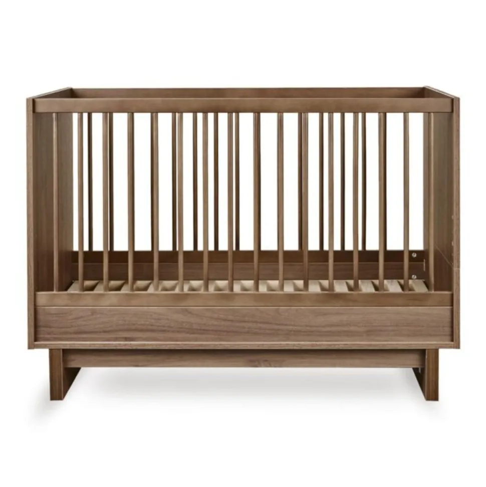 Lit bébé évolutif 70 x 120 cm kyo - walnut
