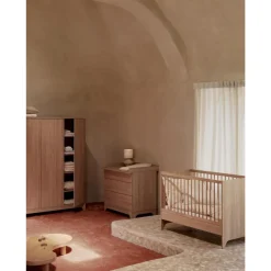 Lit bébé évolutif 120 x 60 cm tsugi - honey ash